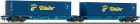 66598 Roco Double flat car for containers